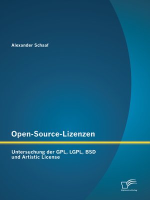cover image of Open-Source-Lizenzen